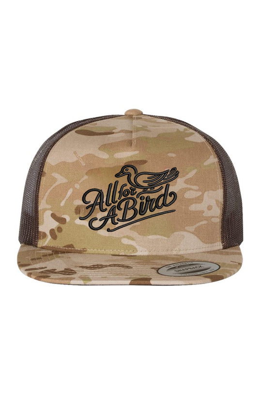 Script FLAT Multicam Arid/ Brown Trucker Cap