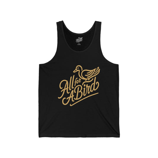All For A Bird Script Logo Tank