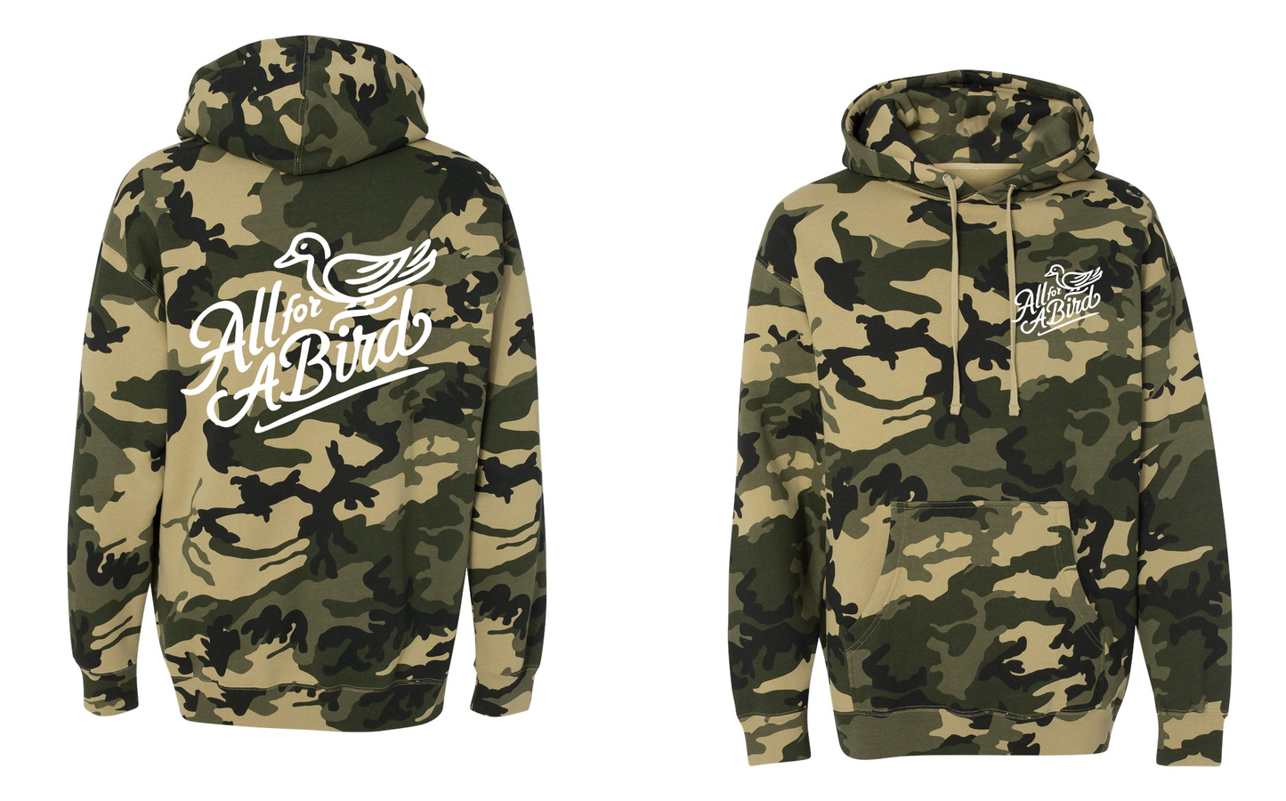 "Script" Camo Hoodies