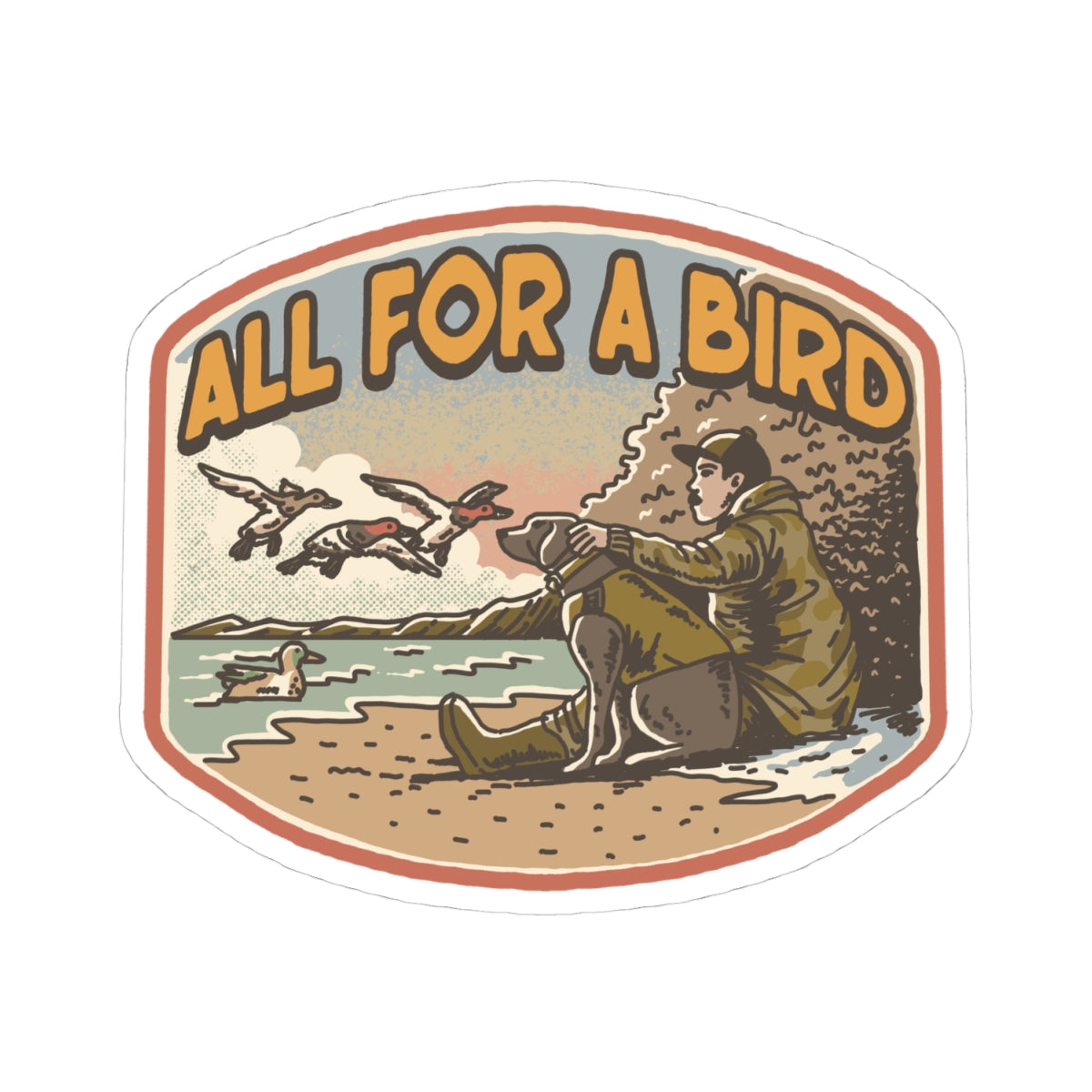 4" Bird Watchin' Sticker