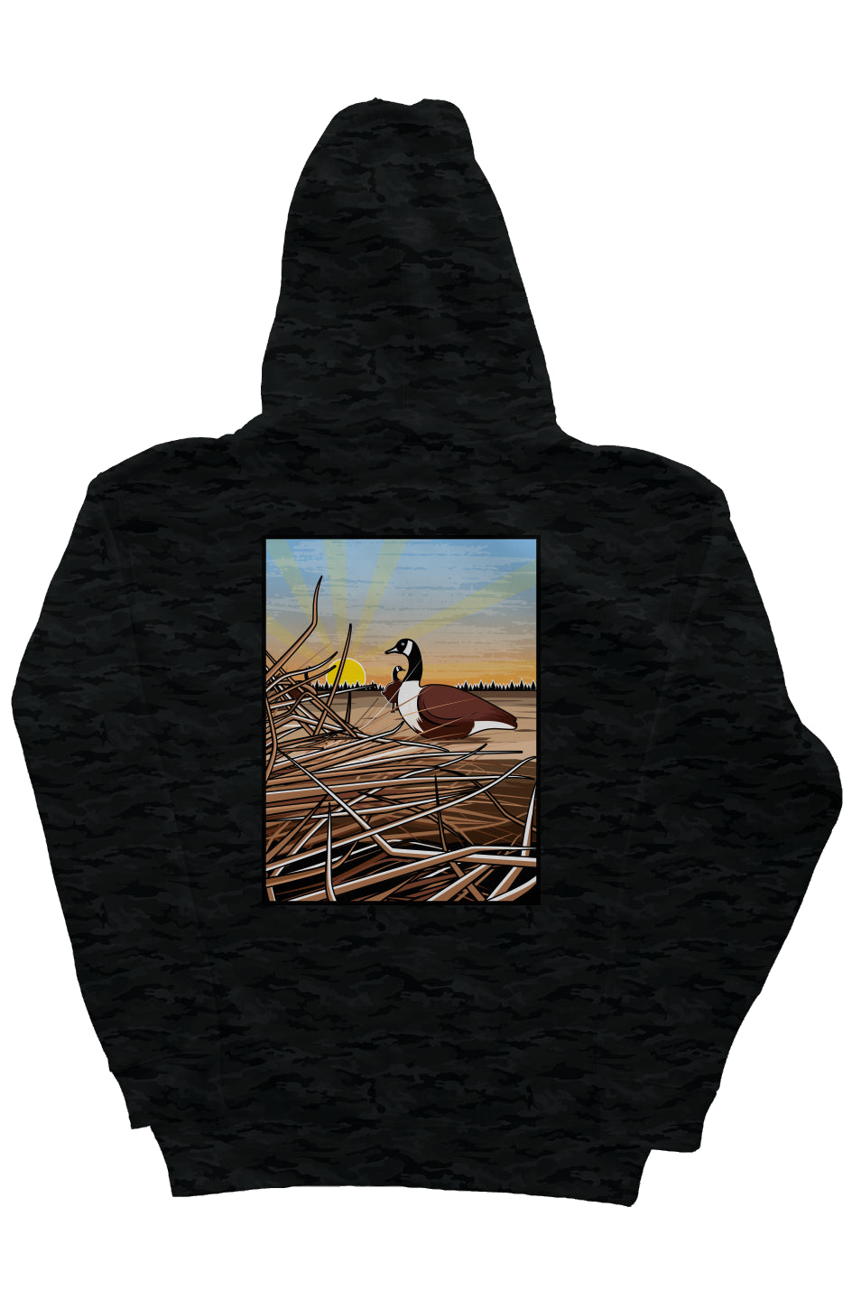 Silhouettes & Sunrises Heavyweight CAMO Hoodie